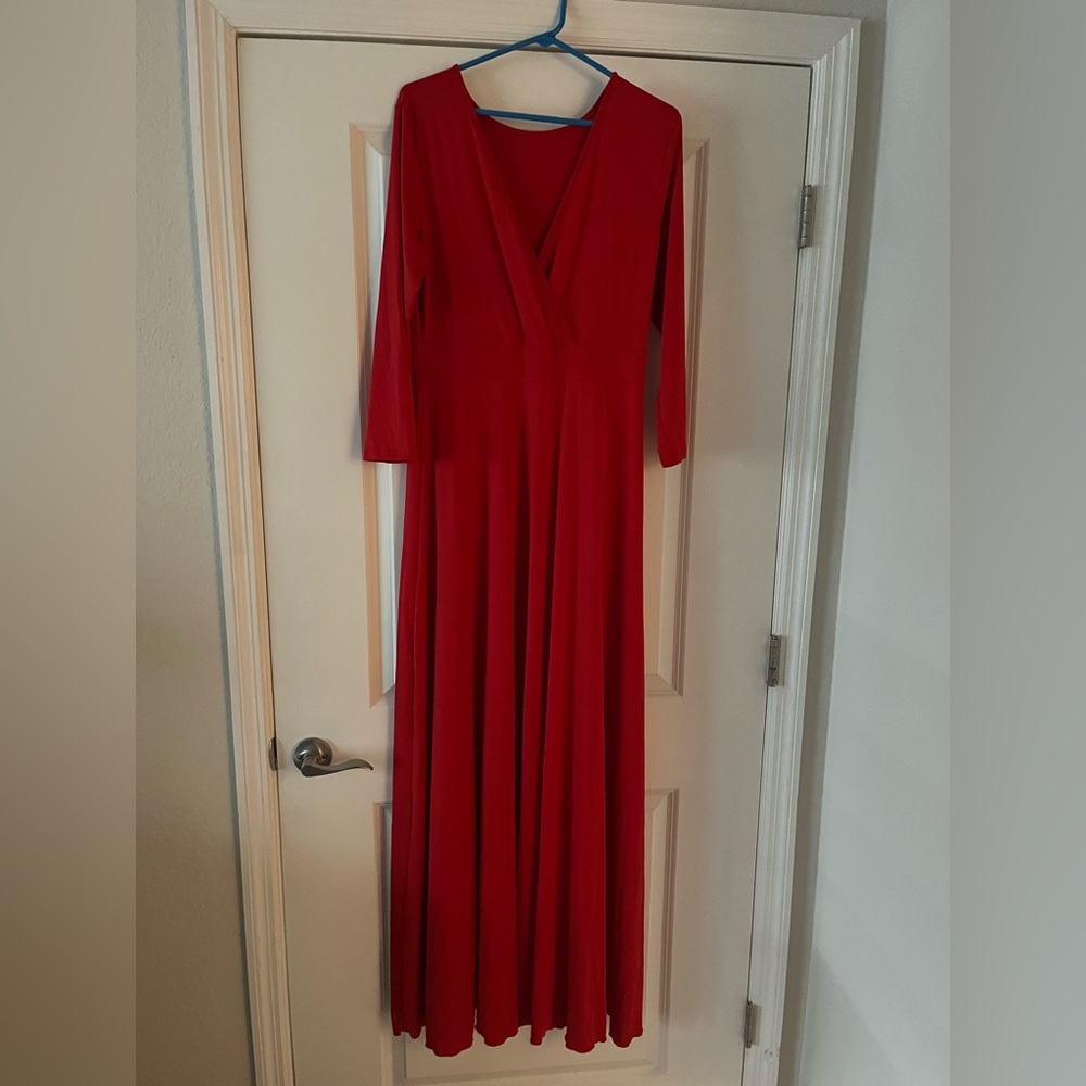 Long Red Dress